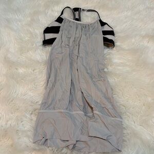 Lululemon no limits tank off white/black size 6